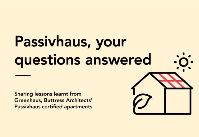 a graphic promoting passivhaus