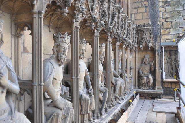 Stone carvings at Lincoln Cathedral 