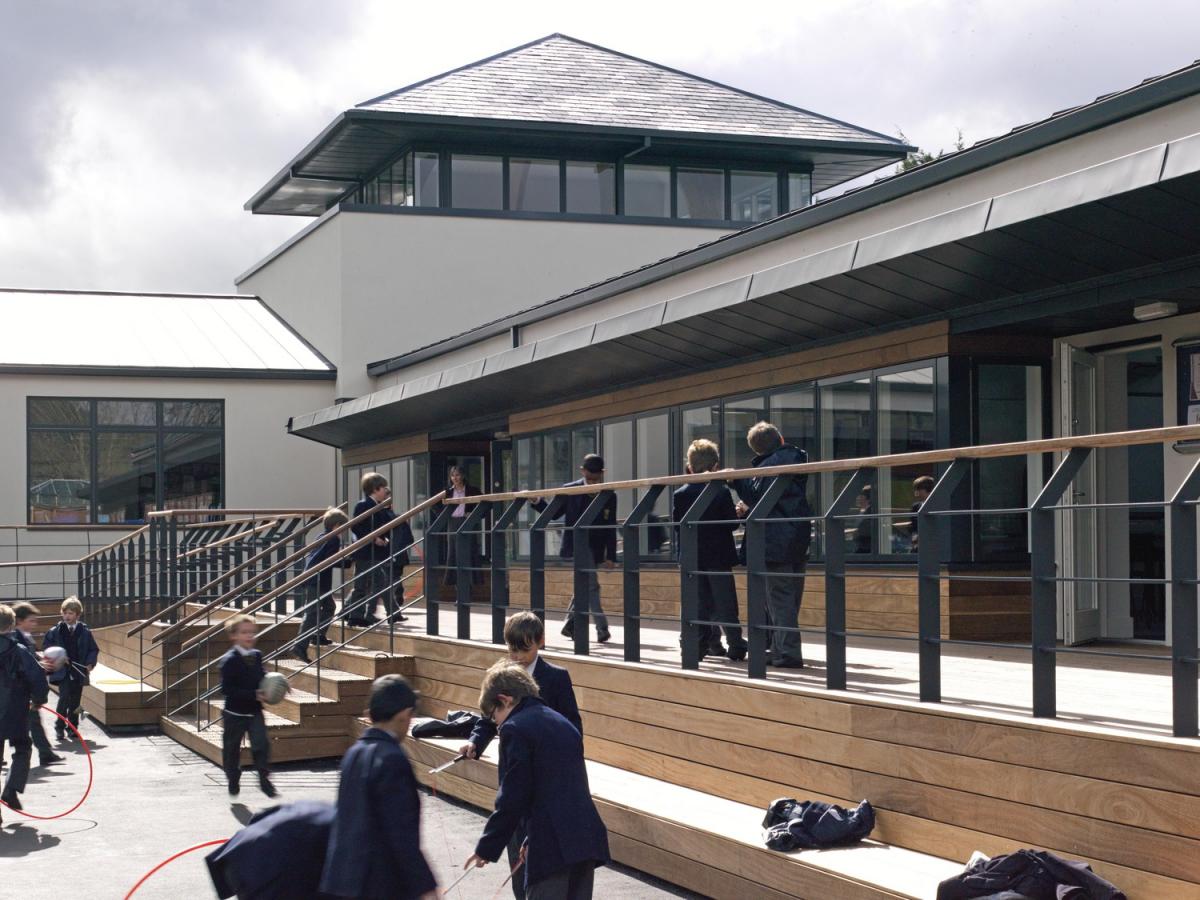 Exterior of school playground