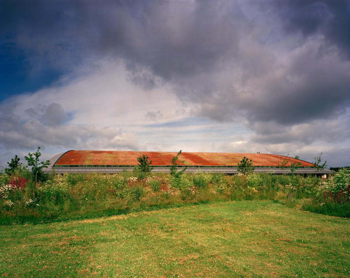 Exterior of an archive centre. 