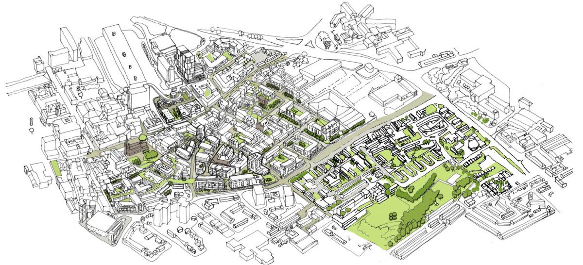 masterplan map sketch of stoneygate