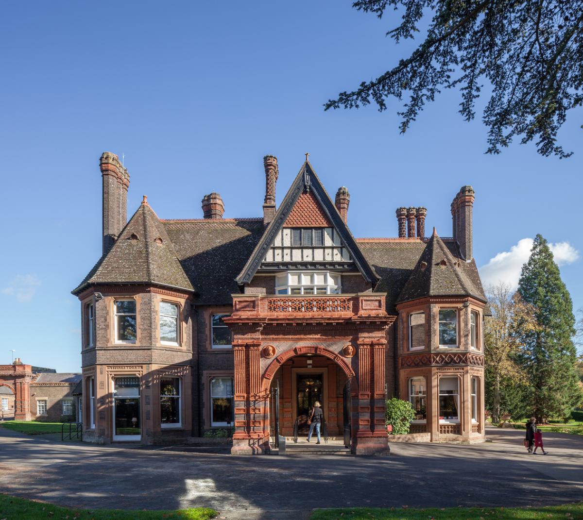 Exterior view of a Victorian house.