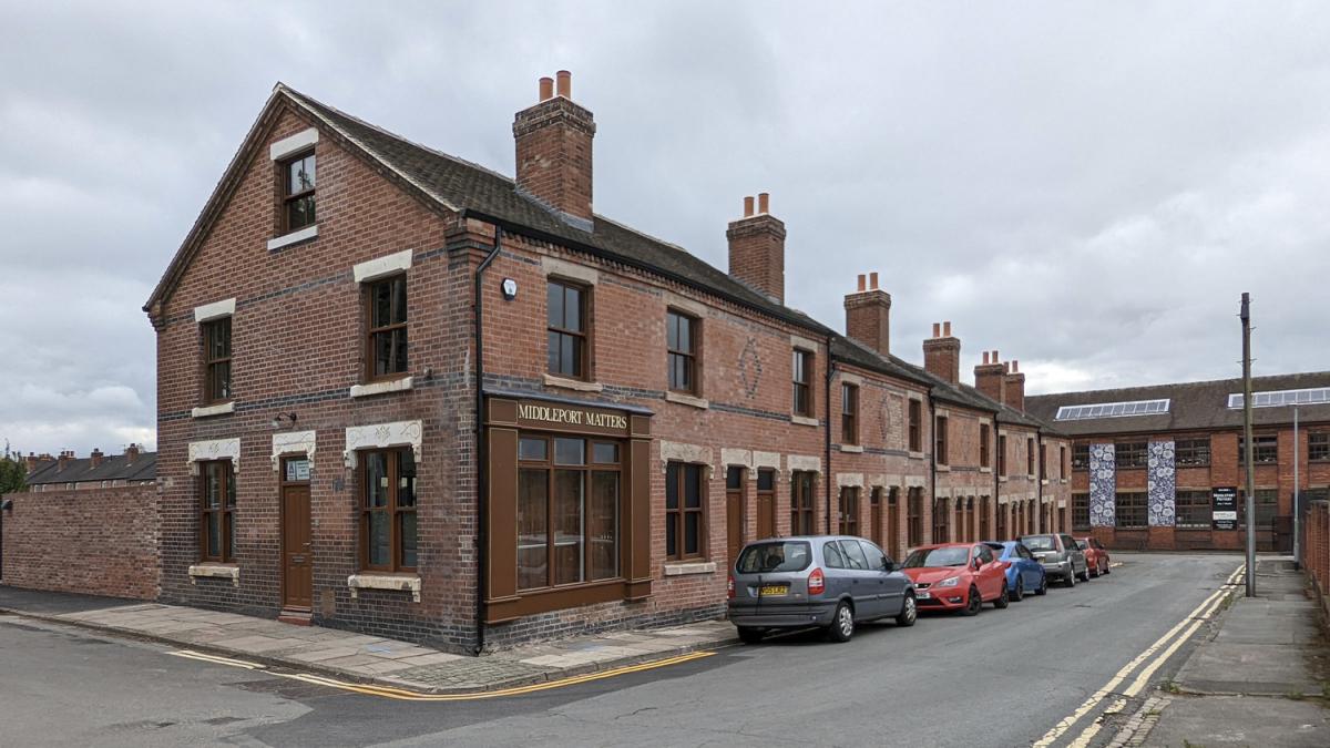 a row of terraced houses