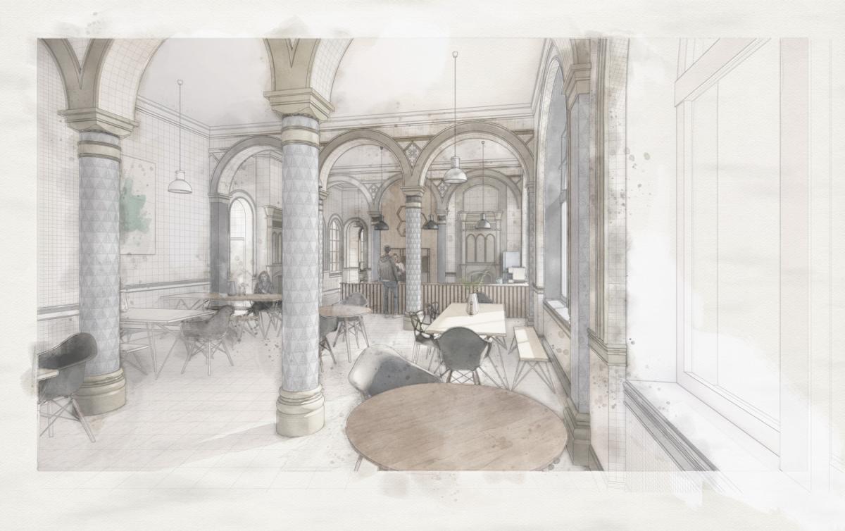 a sketch of an internal space