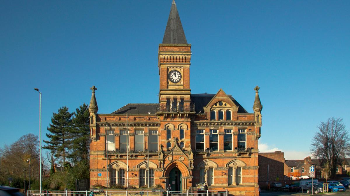 Exterior stretford public hall