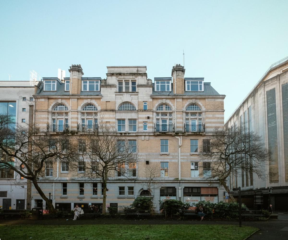 Exterior of the Zedwell hotel, Manchester
