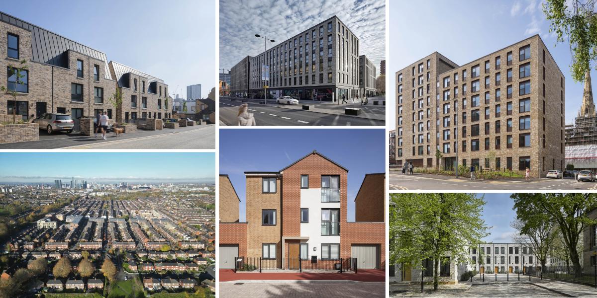 collage of Buttress residential work