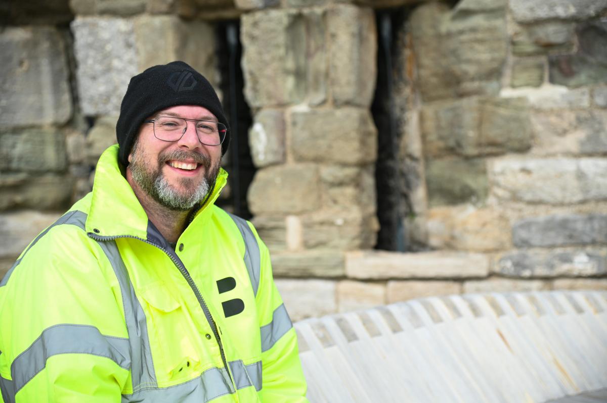 Stephen Anderson at Caernarfon Castle
