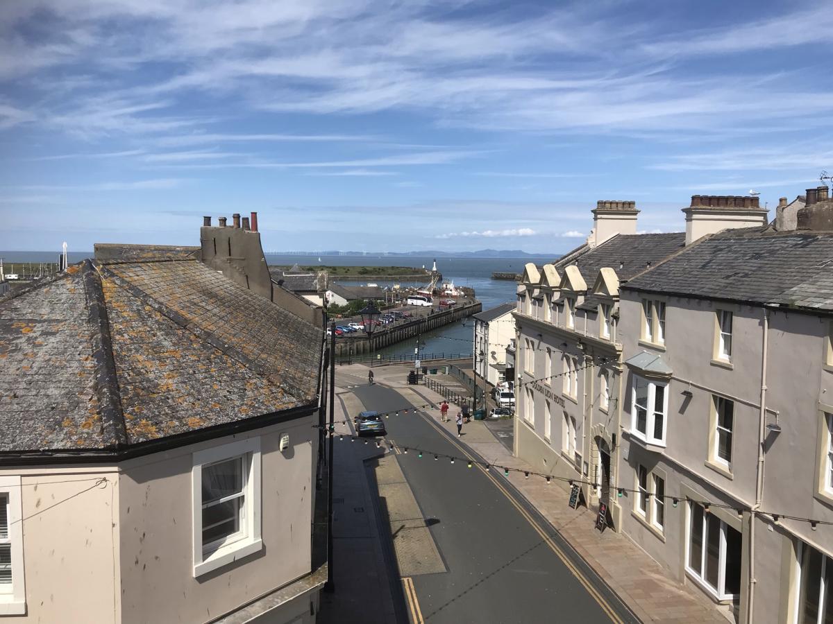 A view from the top of the townhall