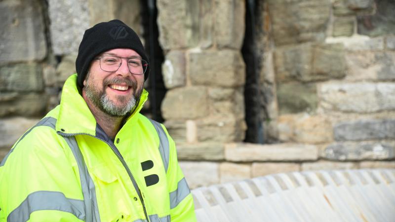 Stephen Anderson at Caernarfon Castle