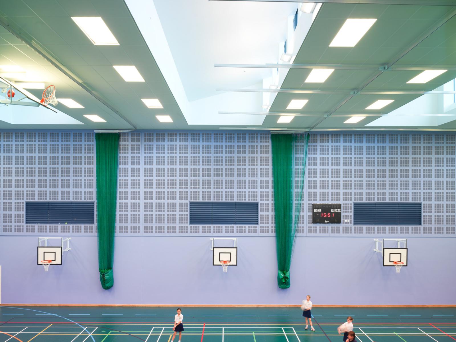 The new sports centre at Merchant Taylors' School, Crosby.