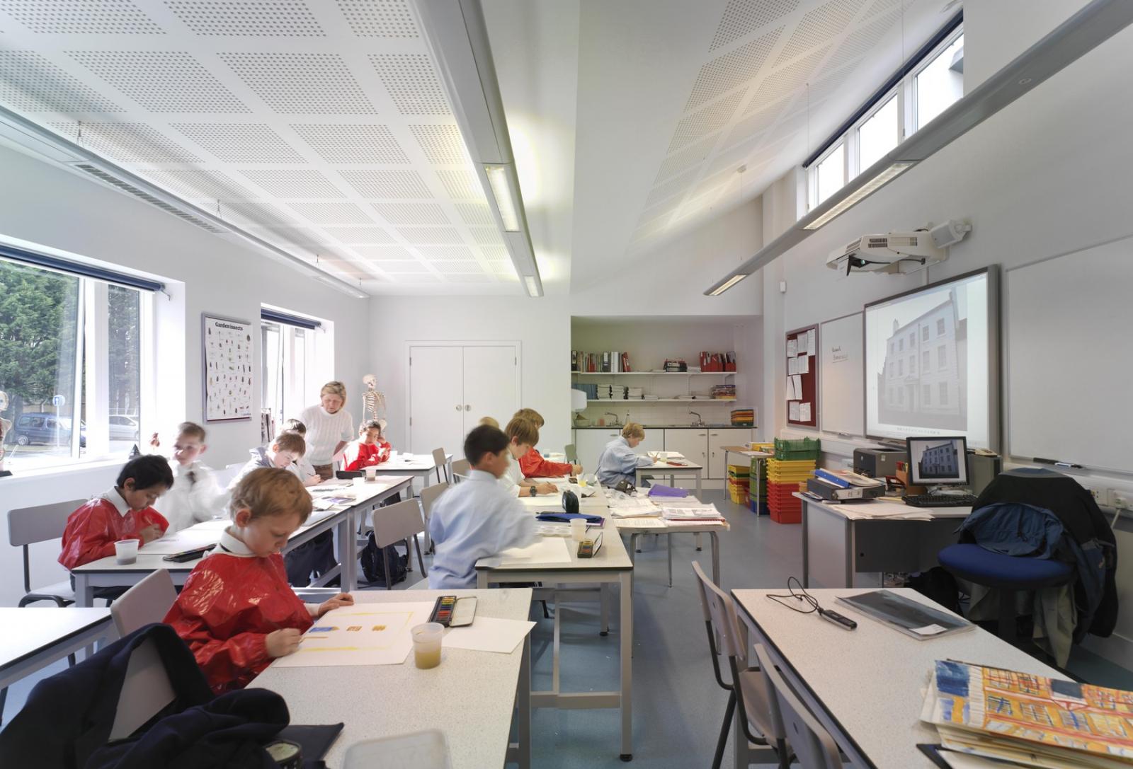 Pupils in a classroom