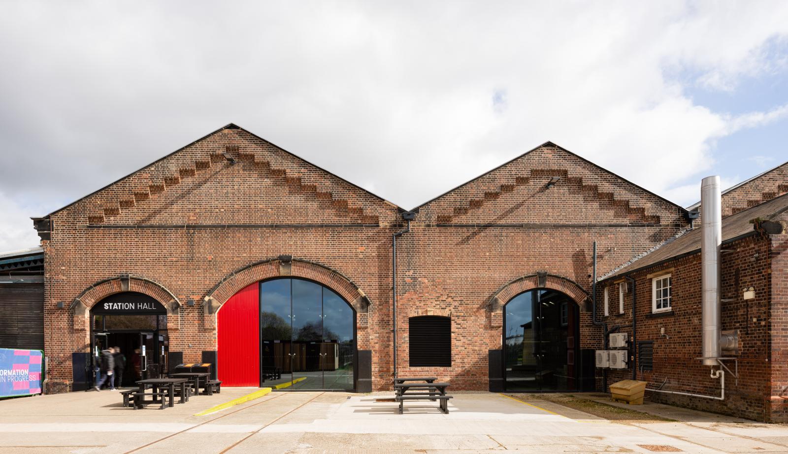 A view of the Station Hall Entrance
