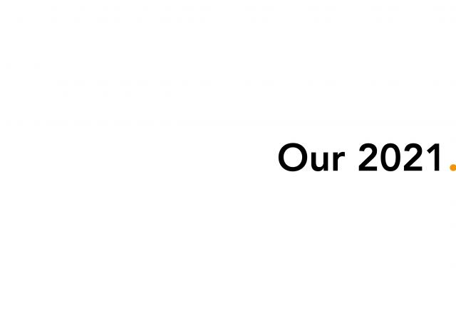 black text that reads 'our 2021' on white background