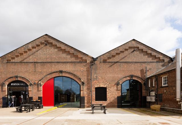 A view of the Station Hall Entrance