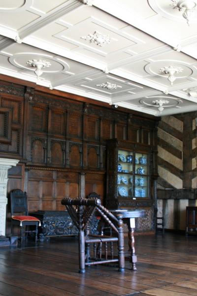 interior of wythenshawe hall before restoration