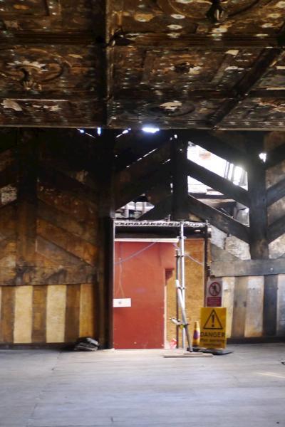 interior of wythenshawe hall before restoration