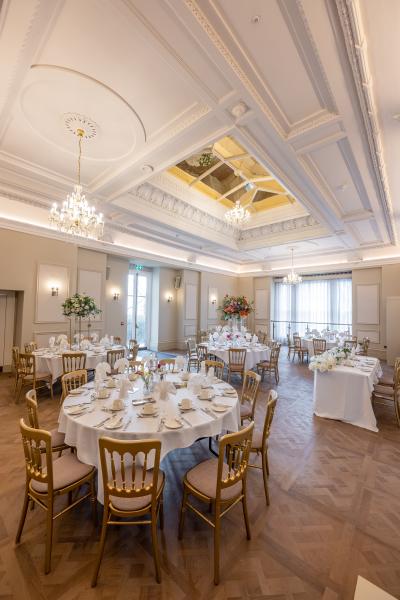 A view of the events space inside Buile Mansion.
