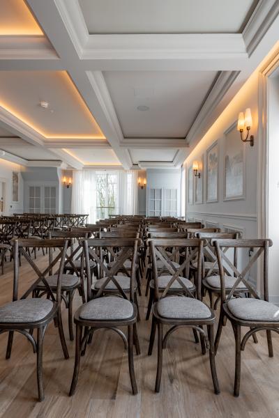 A view of the ceremony room inside Buile Mansion.