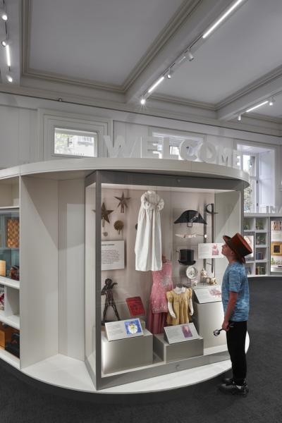The Library inside The Harris