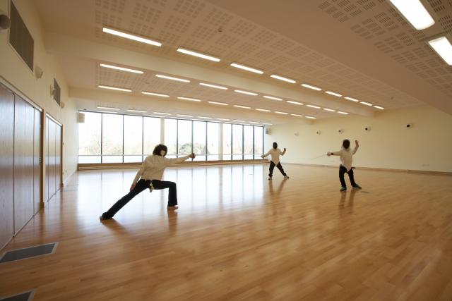 Image of people fencing.