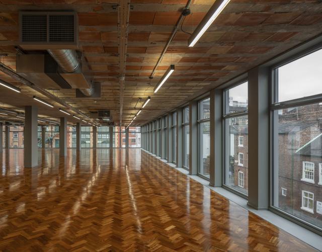 Interior shot of an office
