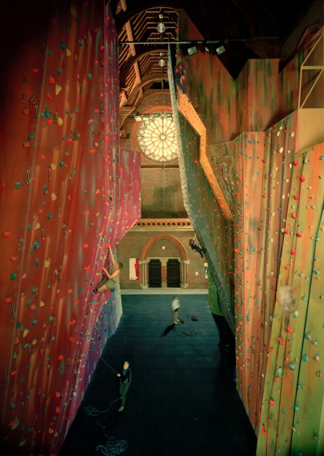 inside of manchester climbing centre