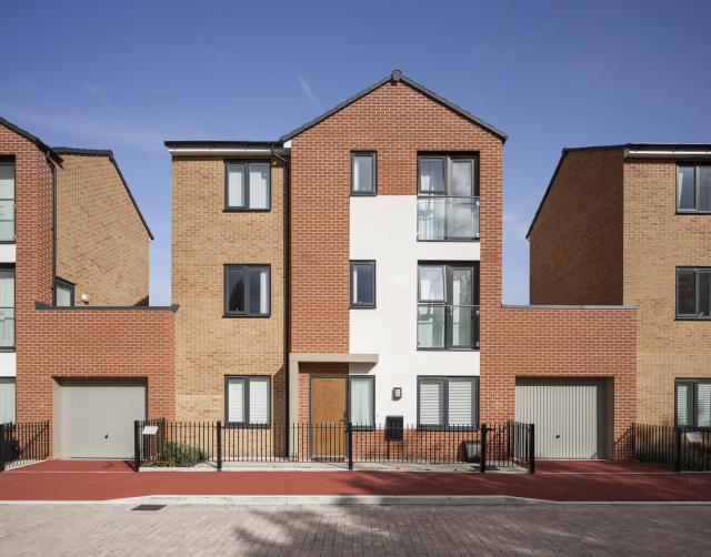 Exterior image of a new build home.