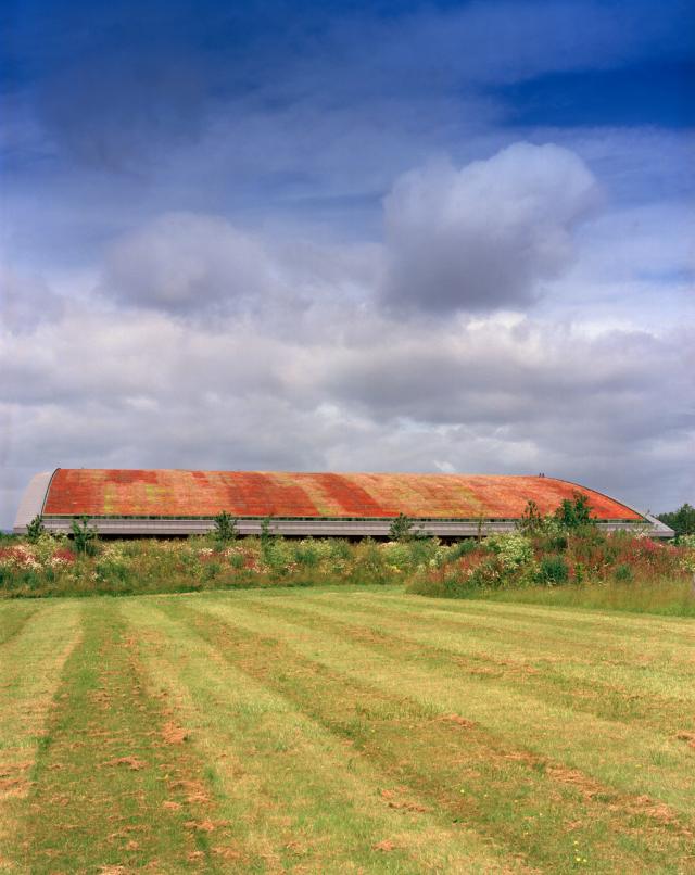 Exterior of an archive centre. 