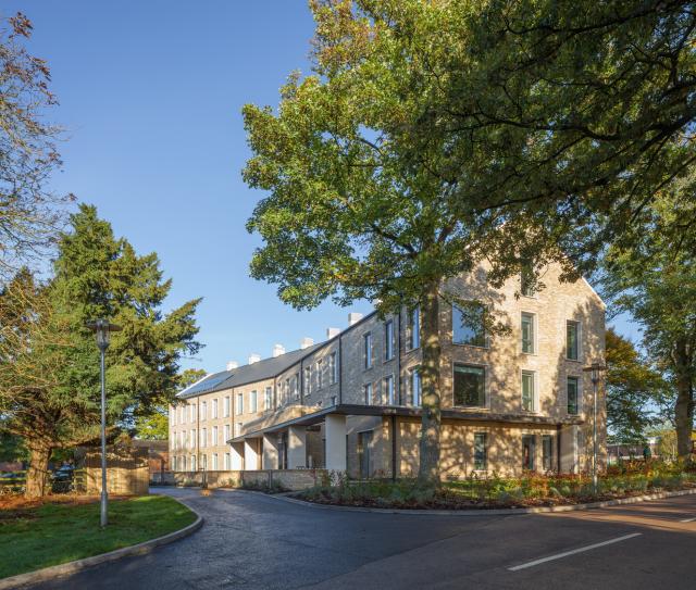 Exterior image of a school boarding house.