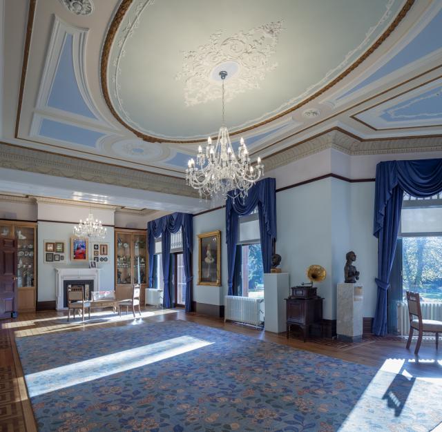 Formal room in a Victorian house.