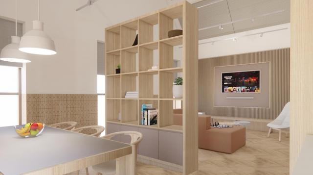 CGI of a boarding house common room
