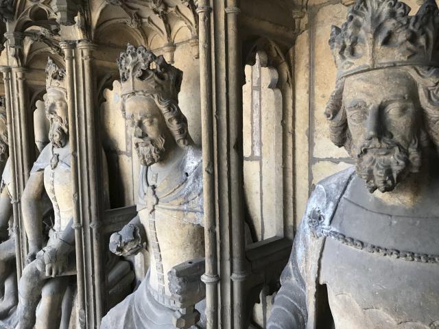 Stone carvings at Lincoln Cathedral