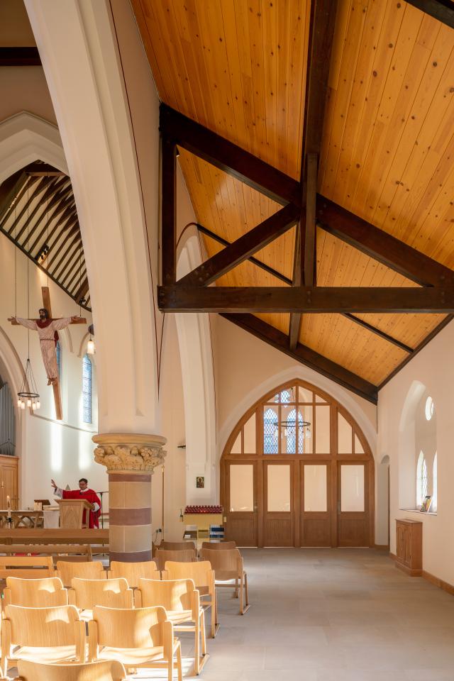 Interior room in Church of the Ascension. 