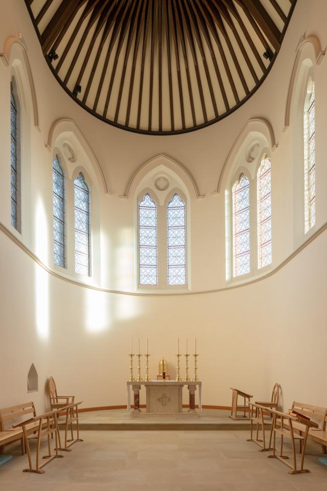 Interior of a room in Church of the Ascension.