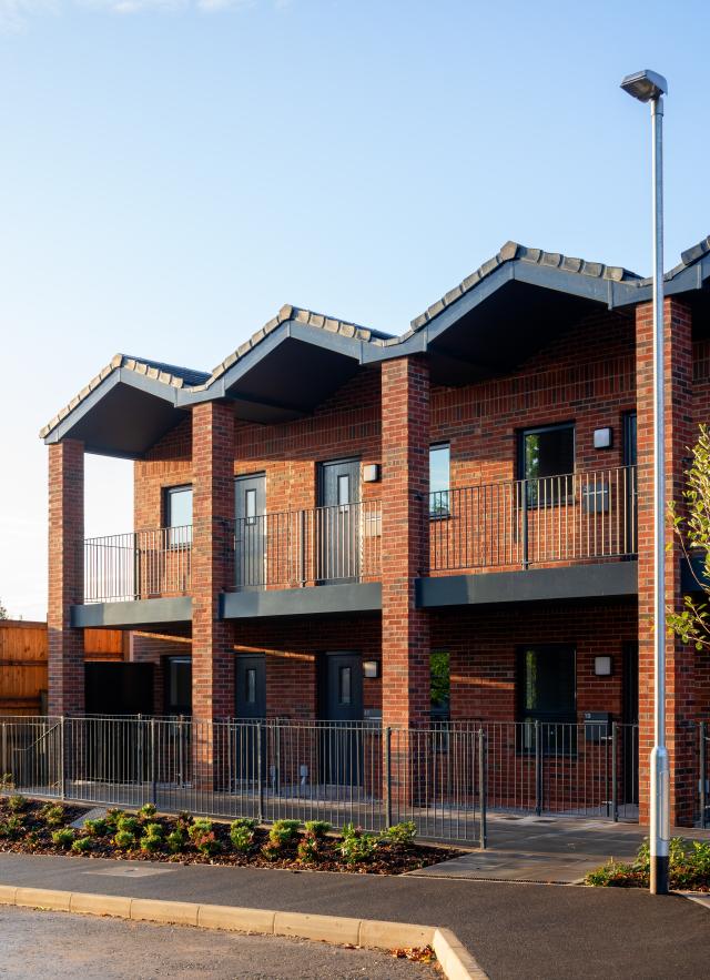 Red brick two storey building